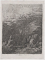 Landscape, Alexandre Calame Swiss, Etching