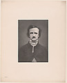 Portrait of Edgar Allan Poe, from "Scribner's Monthly Magazine", Timothy Cole  American, Wood engraving after a daguerreotype