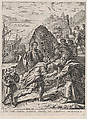 Plate 17: Aeneas welcomed by King Euandrus in Italy; from Guillielmus Becanus's 'Serenissimi Principis Ferdinandi, Hispaniarum Infantis...', Cornelis Galle I Netherlandish, Engraving