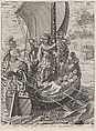 Plate 14: Ferdinand on a voyage with the Argonauts; from Guillielmus Becanus's 'Serenissimi Principis Ferdinandi, Hispaniarum Infantis...', Jacobus van Schoor Flemish, Engraving