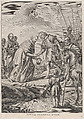 Plate 11: Ferdinand greeted by the Elector of Cologne; from Guillielmus Becanus's 'Serenissimi Principis Ferdinandi, Hispaniarum Infantis...', Pieter de Jode II Flemish, Engraving