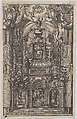 Catafalque for Ferdinand, from an unidentified book, Gaspar Bouttats  Dutch, Etching