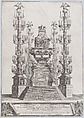 Catafalco Eretto Nella Basilica Vaticana ...per Alessandro VIII, Alessandro Specchi  Italian, Etching and engraving