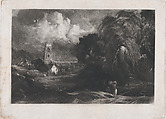 Stoke-by-Neyland, David Lucas  British, Mezzotint; proof before published state