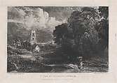 Stoke-by-Neyland, David Lucas British, Mezzotint; first state of four