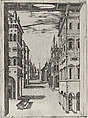 Design for a Stage Set Depicting a Perspectival View of an Ideal Renaissance City, Anonymous, Italian, 16th century  Italian, Engraving