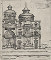 Palatium Valerianu[m], from a series depicting (reconstructed) buildings from Roman antiquity, Anonymous, Italian, 16th century  Italian, Engraving