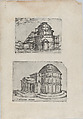 Aerarii Publici Rome, from a Series of 24 Depicting (Reconstructed) Buildings from Roman Antiquity, Anonymous, Italian, 16th century, Engraving