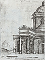 Arcus Lutii Septimii, from a Series of Prints depicting (reconstructed) Buildings from Roman Antiquity, Formerly attributed to Monogrammist G.A. & the Caltrop (Italian, 1530–1540), Engraving [moved slightly during printing]
