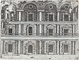 Arcus Vespasiani, from a Series of Prints depicting (reconstructed) Buildings from Roman Antiquity, Formerly attributed to Monogrammist G.A. & the Caltrop (Italian, 1530–1540), Engraving