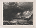Weymouth Bay, David Lucas  British, Mezzotint on chine collé; proof before published state
