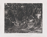 A Dell, Helmingham Park, Suffolk, David Lucas British, Mezzotint; fourth state of five
