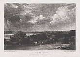 A Summerland, David Lucas  British, Mezzotint; first state of five