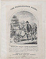 The Wheelbarrow Polka (Sheet music cover), Winslow Homer American, Lithograph