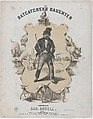 The Ratcatcher's Daughter (Sheet music cover), Winslow Homer American, Lithograph