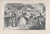 Fall Games – The Apple Bee (from "Harper's Weekly," Vol. III), Winslow Homer American, Wood engraving
