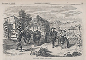 Driving Home the Corn and Dance after the Husking (from "Harper's Weekly," Vol. II), After Winslow Homer (American, Boston, Massachusetts 1836–1910 Prouts Neck, Maine), Wood engraving