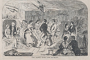 Driving Home the Corn and Dance after the Husking (from "Harper's Weekly," Vol. II), After Winslow Homer (American, Boston, Massachusetts 1836–1910 Prouts Neck, Maine), Wood engraving