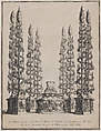 Catafalque for Marchese Bartolomeo Ruspoli, S. Maria in Vallicella, Rome, September 21, 1681, Johannes Collin Flemish, Etching