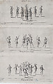 Nations of America ballets, Anonymous, Italian, 17th century  Italian, Etching