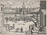 Walled Garden, Lucas Gassel  Netherlandish, Etching and engraving