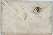 Letter to Émille-Aubert Lessore, with envelope, Eugène Delacroix (French, Charenton-Saint-Maurice 1798–1863 Paris), Pen and brown ink