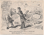 Scene in Union Square On a March Day (from "Harper's Weekly," Vol. IV), Winslow Homer American, Wood engraving