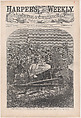 Rebels Outside Their Works at Yorktown, Reconnoitring [sic] with Dark Lanterns (from "Harper's Weekly," Vol. VI), Winslow Homer  American, Wood engraving