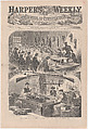 Filling Cartridges at the United States Arsenal, at Watertown, Massachusetts (from "Harper's Weekly," Vol. 5, no. 238, cover), Winslow Homer  American, Wood engraving