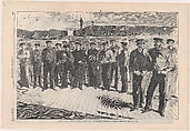 Crew of U.S. Steamsloop "Colorado," Shipped at Boston, June 1861 (from "Harper's Weekly," Vol. 5, p. 439), Winslow Homer  American, Wood engraving
