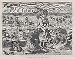 Low Tide (from "Every Saturday," Vol. I, New Series), Winslow Homer American, Wood engraving