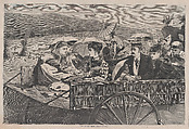 The Straw Ride (from "Harper's Bazar," Vol. II), Winslow Homer American, Wood engraving