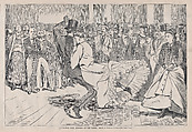 A Parisian Ball – Dancing at the Casino (from "Harper's Weekly," Vol. XI), Winslow Homer American, Wood engraving
