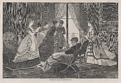 Waiting for Calls on New Year's Day (from "Harper's Bazar," Vol. II), Winslow Homer American, Wood engraving