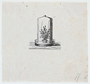 Plant within a terrarium, Félix Leblanc (French, born Paris, 1823), Steel engraving