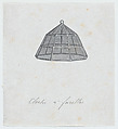 Faceted garden cloche, Félix Leblanc (French, born Paris, 1823), Steel engraving