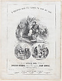 O Whistle and I'll Come to You My Lad (Sheet music cover), Winslow Homer American, Lithograph