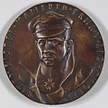 Rittermeister Manfred Freiherr von Richthofen, Karl Goetz (German, 1875–1950), Copper alloy, cast