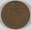 America the Avenger/Lusitania, René Baudichon (French, 1878–1963), Copper alloy, struck