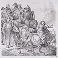 Cart Loaded with Wounded Soldiers, Théodore Géricault French, Lithograph