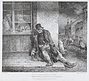 Pity the Sorrows of a Poor Old Man, Théodore Géricault French, Lithograph