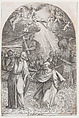 Christ Walking on Water, Holding the Hand of St. Peter (Second Composition), plate 9 from 