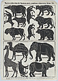 Sheet 10 of figures for Chinese shadow puppets, Juan Llorens  Spanish, Woodcut (?wood engraving matrix)