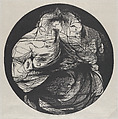 Death of the Laureate, Leonard Baskin American, Wood engraving
