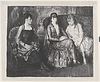Marjorie, Emma and Elsie, George Bellows (American, Columbus, Ohio 1882–1925 New York), Lithograph