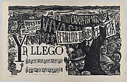 'Plenas', Lorenzo Homar (Puerto Rican, 1913–2004), Letterpress and linocut