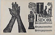 'Plenas', Lorenzo Homar (Puerto Rican, 1913–2004), Letterpress and linocut