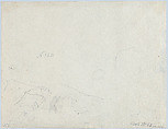 A Skirmish with Soldiers Near a Farm (recto); Sketch with Soldiers (verso), Dirk Langendijk (Dutch, Rotterdam 1748–1805 Rotterdam), Pen and brown and black ink, brush and gray ink