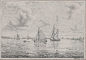 Maritime and Rural Views, Peter Vilhelm Carl Kyhn (Danish, Copenhagen 1819–1903 Frederiksberg), Etching