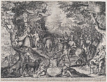 Allegory of the Triumph of the Netherlands over Spain, Jan (Pietersz.) Saenredam  Netherlandish, Engraving